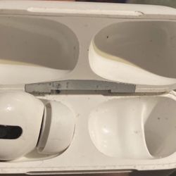 Apple Airpod Case And Left AirPod