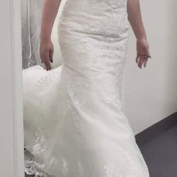 Plus Size Wedding Gown Never Worn
