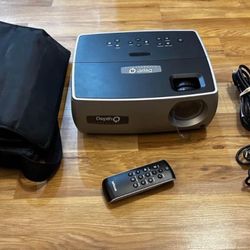 Projector with 120” Portable Screen 