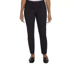 Banana Republic Women’s High-Rise Twill Pants – Black, Size 6