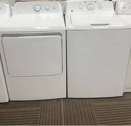 GE washer and HP dryer