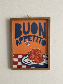 Buon Appetito Kitchen Print - Framed 12x16