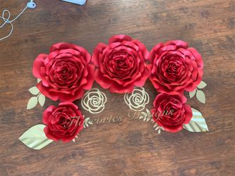 Paper flowers flores de papel