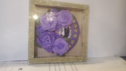 Handmade Shadow Box  With LED Lights. 