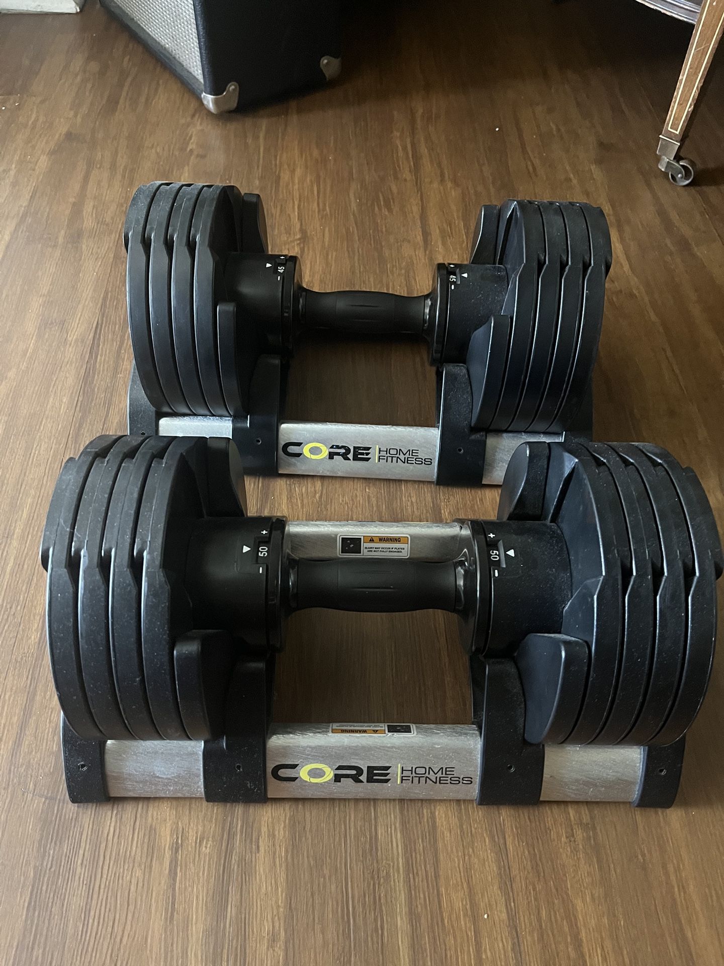 Core Home Fitness Adjustable Dumbbell Set