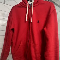 Fleece Full-Zip Hoodie Polo Ralph Lauren Size Medium