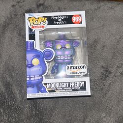 Five nights at Freddy’s Funko pop Amazon exclusive moonlight Freddy.