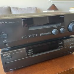 Kenwood Stereo Receiver & CD player.