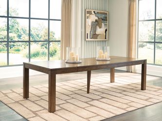 Marxmore Brown Rectangular Butterfly Extension Table