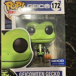 Brand New Pop Geicoween Gecko  never been opened