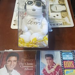 ELVIS TY BEANIE & CDS