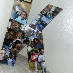 Large Letter Photo Collage