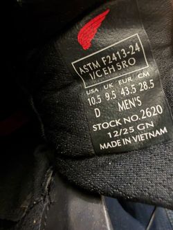 Red wing safety boots