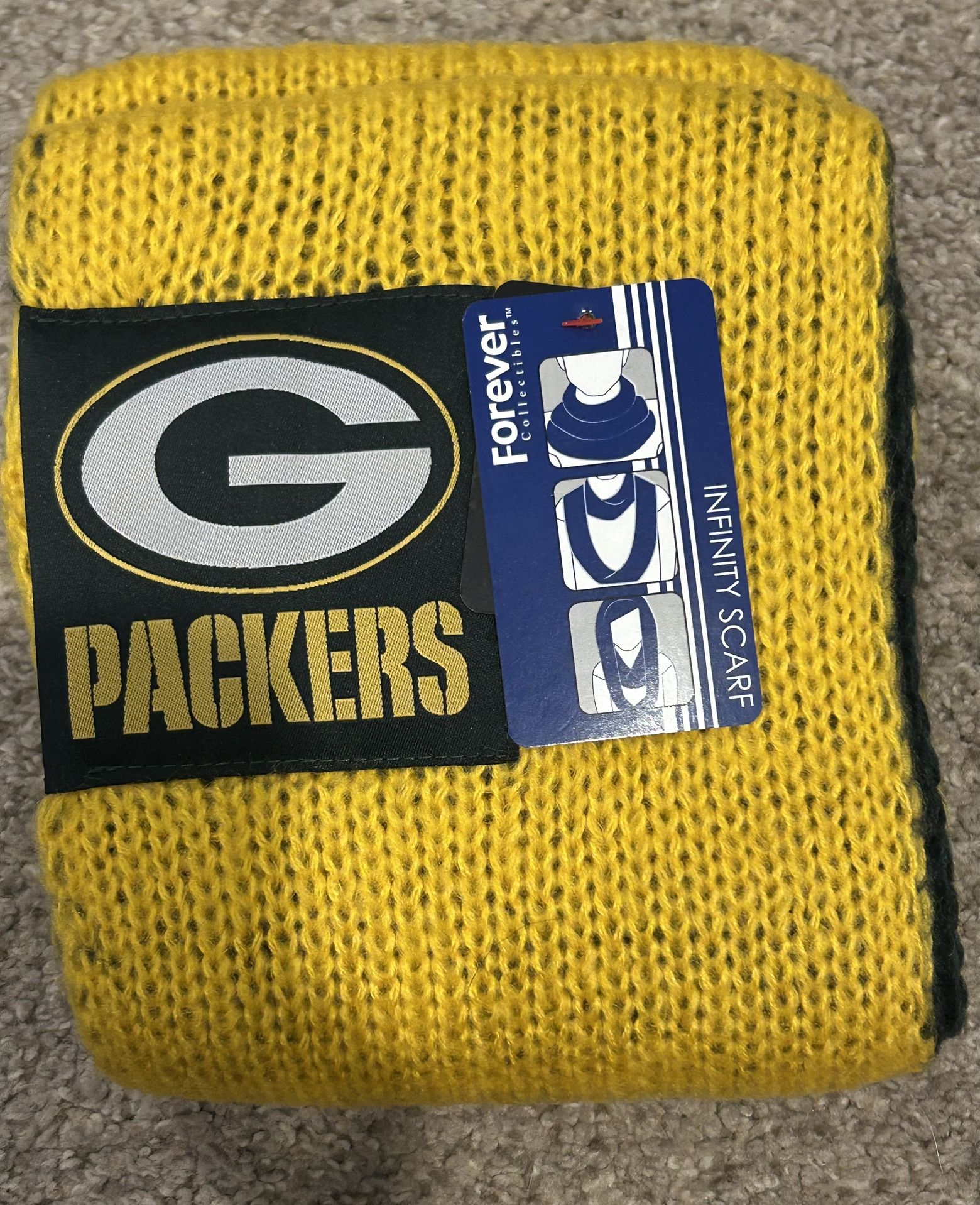 Green Bay Packers Infinity Scarf (new)