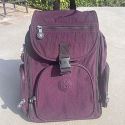 Kipling Rolling Carry On Luggage/ Backpack