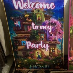3 Ft Encanto Welcome To My Party Cut Out