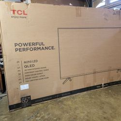 Tv TCL Roku 65", 4k, 65R635,  Qled, Free Mount, Excellent 
