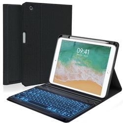 BLUTLOTUS Keyboard case for iPad 5th/6th Generation 2017/20189.7 Inch iPad Air 2 Case, Removable Wireless Backlit Detachable Keyboard, Folio Smart Cov
