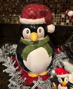 Penguin Cookie Jar