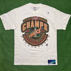 Vintage Seattle SuperSonics 1996 NBA Finals Western Conference Champs Shirt Medium Brand New