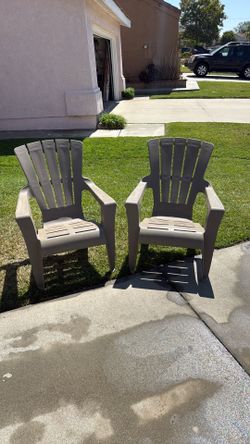 Plastic chairs