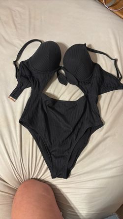 Black 36 D One Piece, Bathing Suit