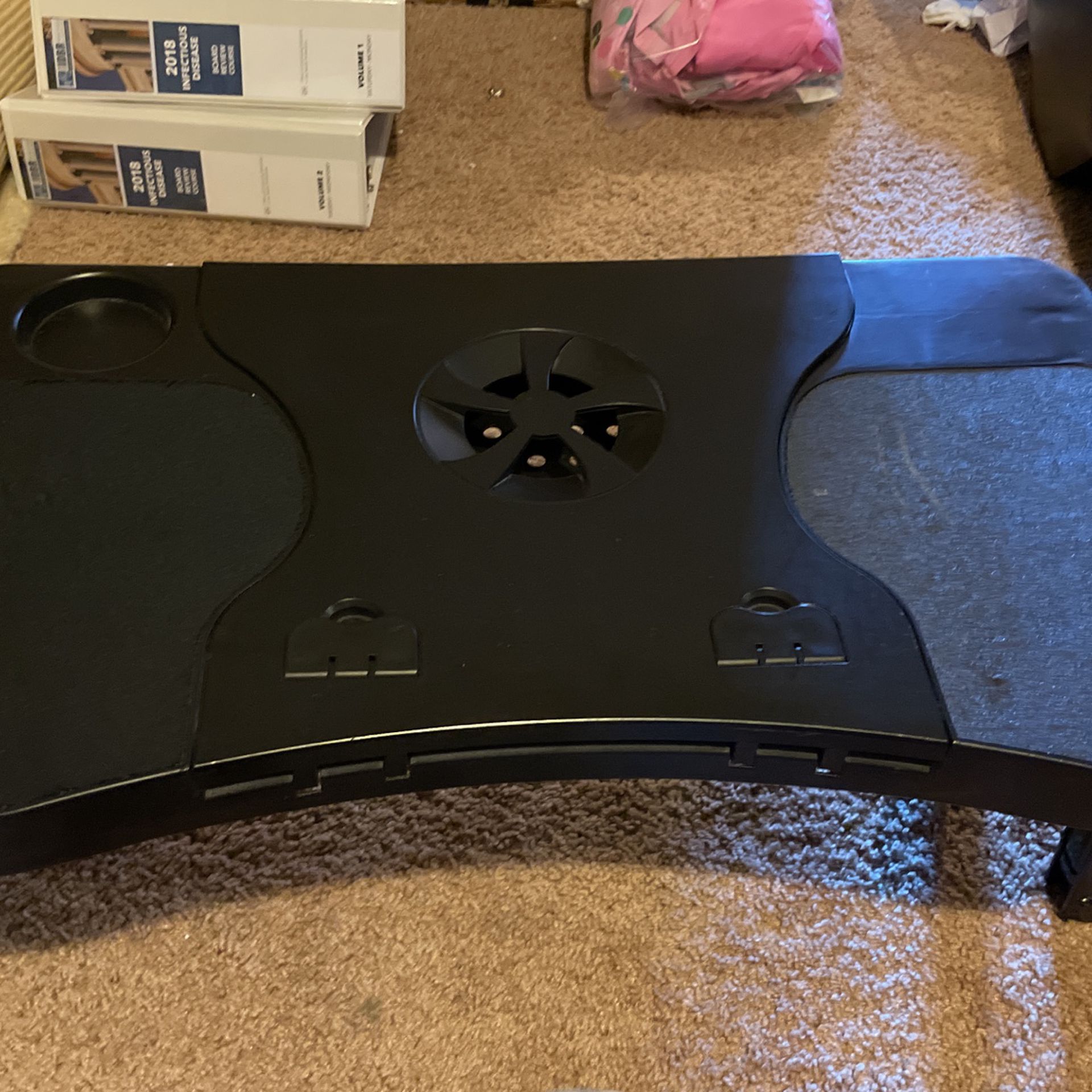 Laptop Lap Table Black Great Condition As Is $5