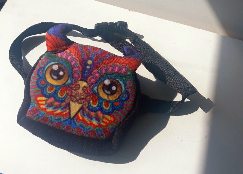 Owl Plush Crossbody Fanny Pack Waist Bag Zipper Purse Kids Children's Size