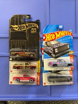 Hot Wheels Chevy Truck Die-Cast Lot of 5