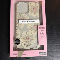 Kate Spade Hardshell Case iPhone 13 Pro Max (6.7") Hollyhock Floral