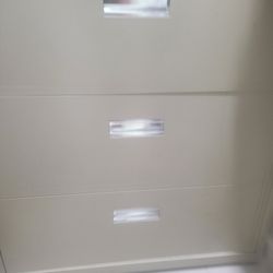  Metal File cabinet with folders 36" W x 39" H x 18" D