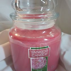 Yankee Candle 14.5 Oz Jar Candle Pink Peony NEW 
