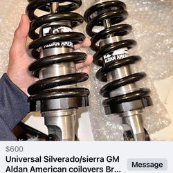Universal Silverado/sierra GM Aldan American coilovers Brand new never used before price firm