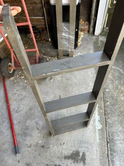 Free Bunk Bed Ladder and Side Rail — Grey