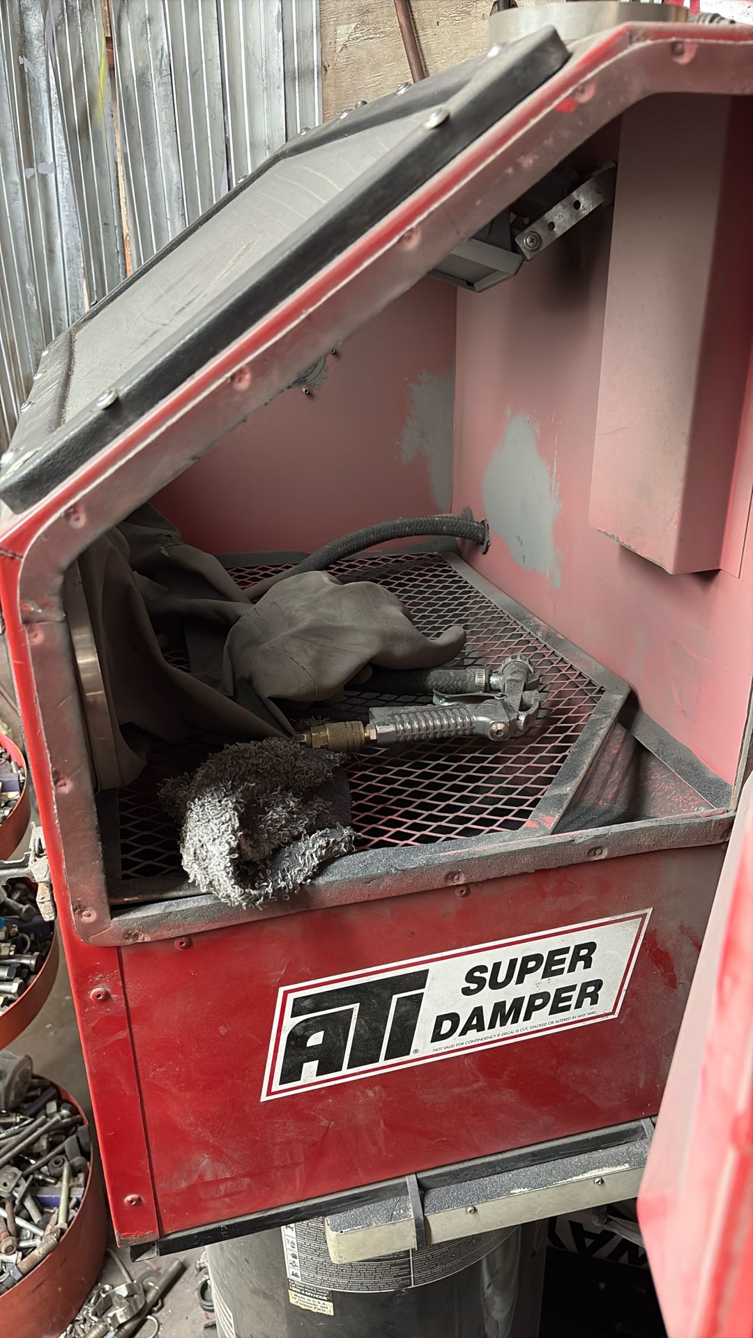 Craftsman Sand Blasting Cabinet and 25 gal Tank