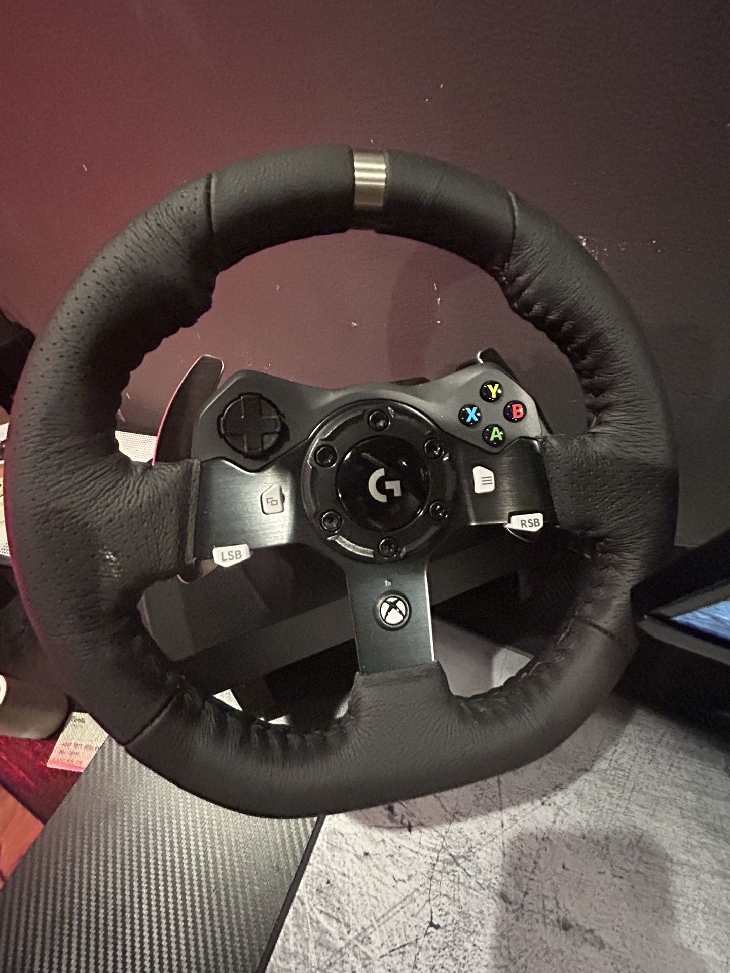Logitech g920 xbox version.
