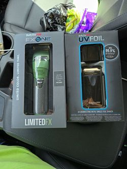 Babyliss pro fx one clipper & babyliss pro uv foil shaver