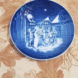 Danish Christmas Plates