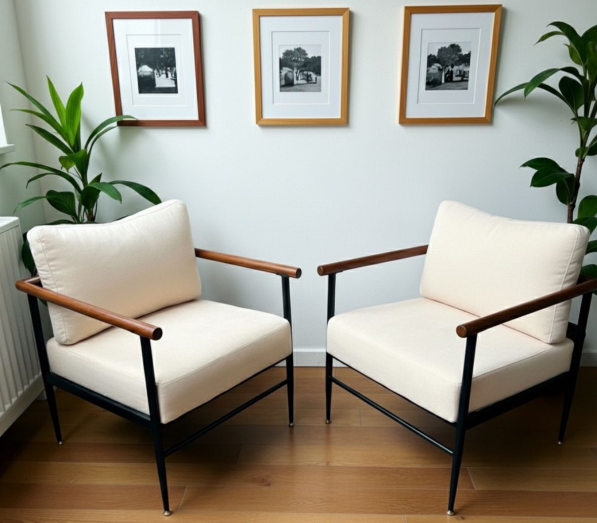 Zoy MCM Accent Chair Set 