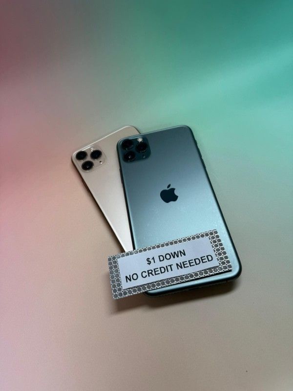 Apple IPhone 11 Pro Max - Only $1 Today Pay The Rest Later! 