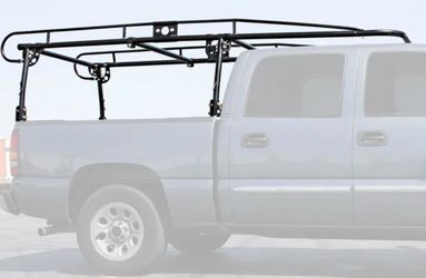 Heavy-Duty Steel Truck Ladder Rack / Contractor Bed Rack