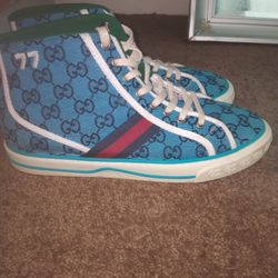 High Top Gucci Tennis Shoes 