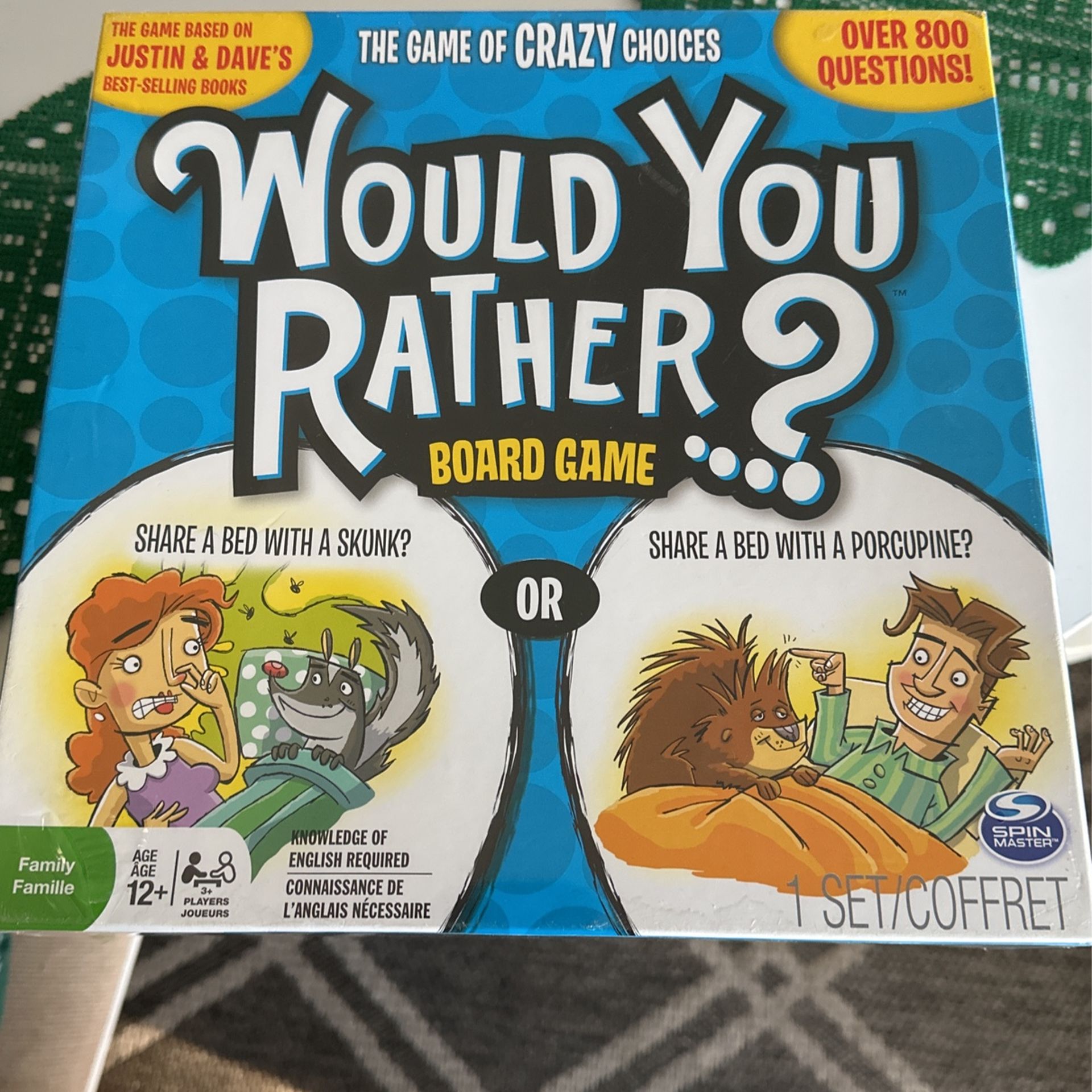 would you rather board game the game of crazy choices brand new sealed unopened great for gift