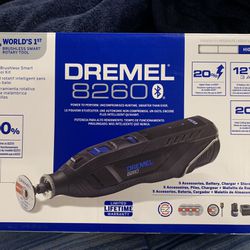 Dremel 8260 12VLi-Ion Variable Speed Cordless Smart Rotary Tool with  Brushless Motor,5 accessories,3Ah Battery,Charger,Tool Bag 8260-5 - The  Home