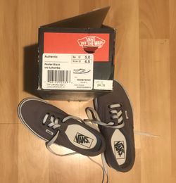 VANS Authentic Pewter/Black VN-0JRAPBQ 5/6.5