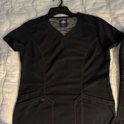 5 Sets Of Dickies Black Scrubs XS Petite