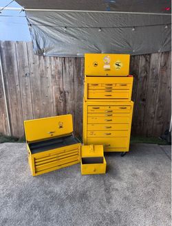 Tool Boxes 4pc AS IS
