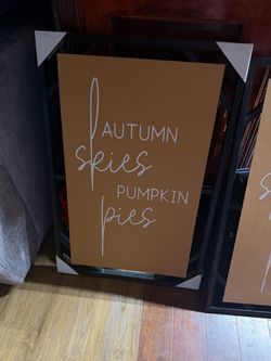 New Fall Wall Decor $15 for both