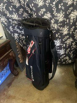 Tangkula Golf Cart Bag, Lightweight Golf Bag with 14-Way Divider Top, Portable Golf Club Organizer Bag with Cooler Pocket,