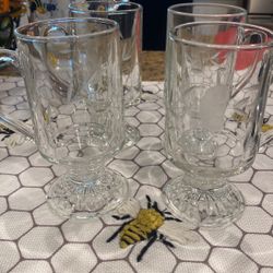 Princess House Irish Coffee Mugs